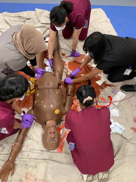 Disaster medicine training