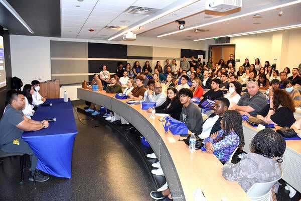 Student panel at 2023 Open House