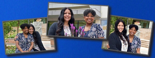 triptych of Kathy Buckner and Teresa Luther