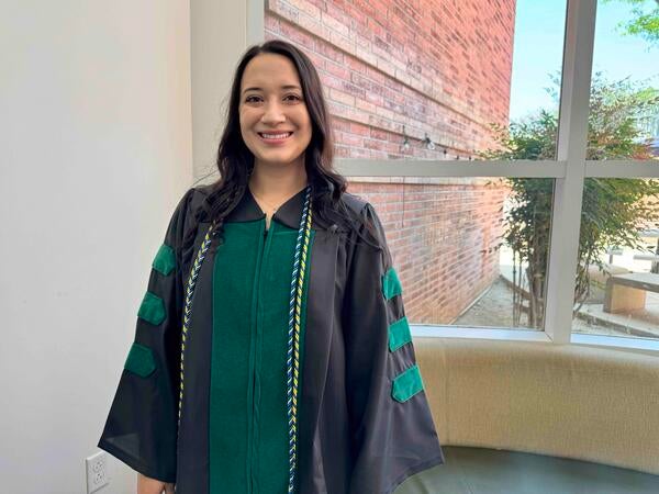 Elizabeth Celaya-Ojeda at commencement