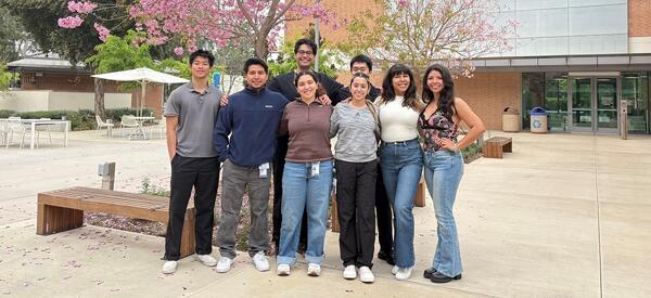 student volunteers with the IESM