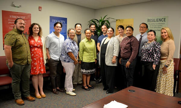 Attendees at the CARE Open House