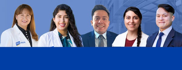 The five faculty members profiled in the story