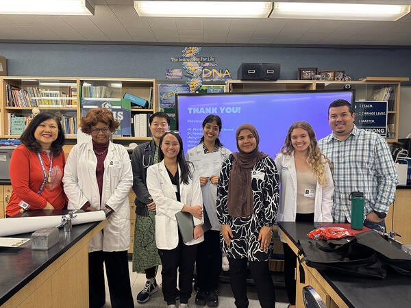 Doctors Corners students in a classroom