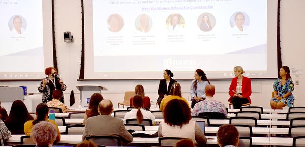 Participants during the panel discussion