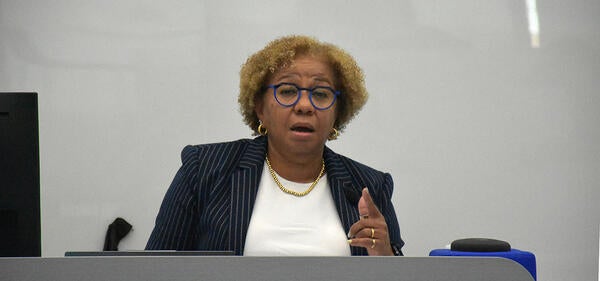 Professor Benton at Grand Rounds