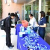 Check-in table at the 2023 Open House