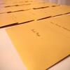 Students' match envelopes
