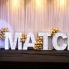 Match day stage with the word match spelled out
