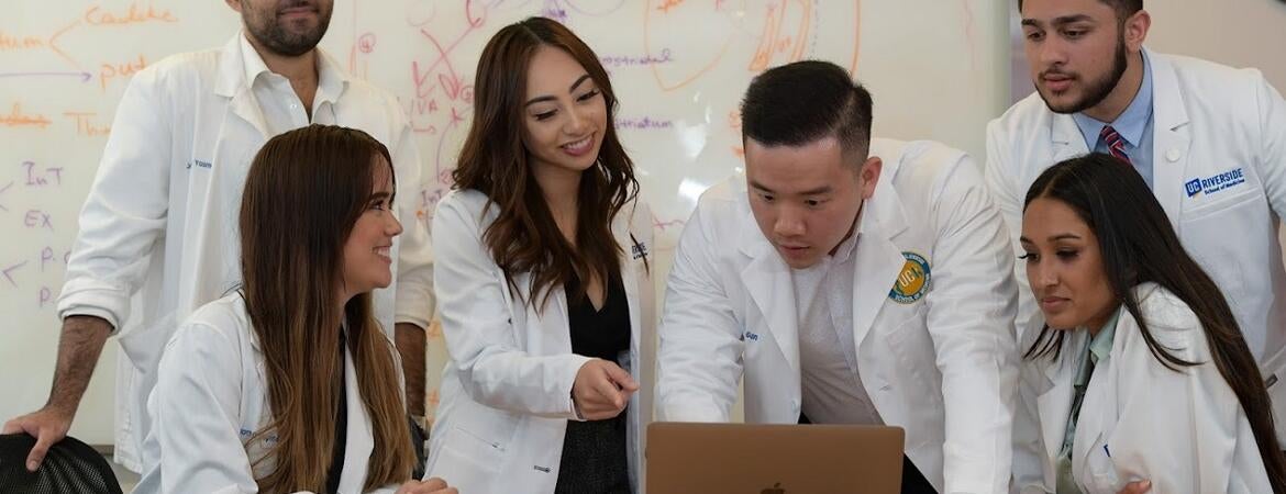 medical students in a classroom