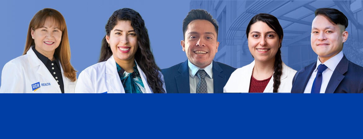 The five faculty members profiled in the story