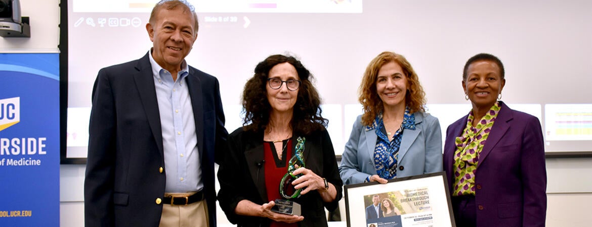 Thomas Haider, Pamela Bjorkman, Salma Haider, and Deborah Deas