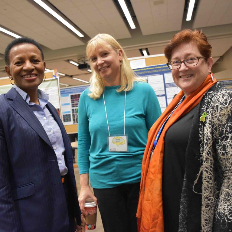 Dean Deas, Dr. Ethell, and Dr. Carson at an event