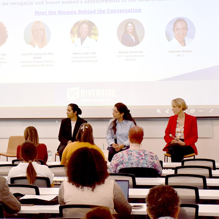 Participants during the panel discussion