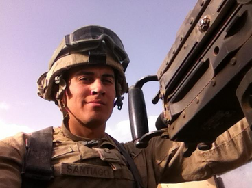 Jeremy Santiago in the military
