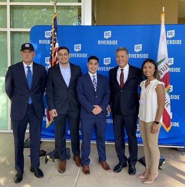 veterans-group-Takano UCR SOM veteran students meeting Rep. Mark Takano