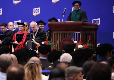 Dean Deborah Deas speaks to the audience