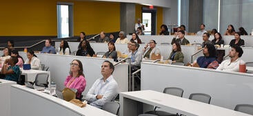 the audience at the grand rounds