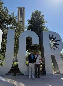 Dr. Rasyidi and his brother at UCR