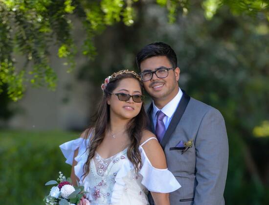 Stephanie and Edward photo at first wedding